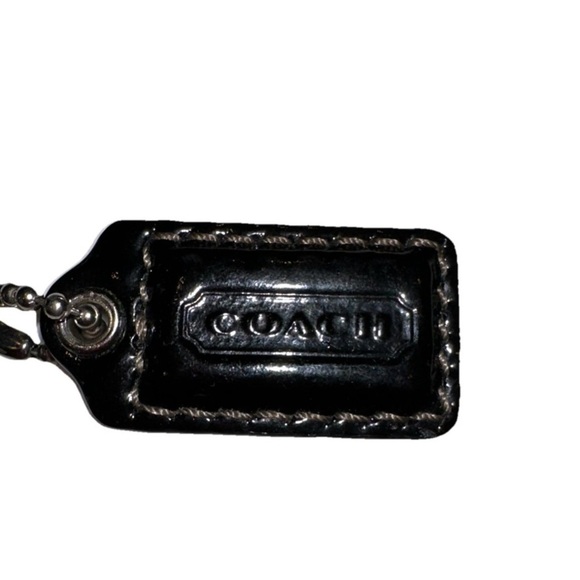 Coach VTG Y2K Monogram Patent Black Leather Wristlet Coin Purse NO WRIST STRAP - Picture 3 of 14